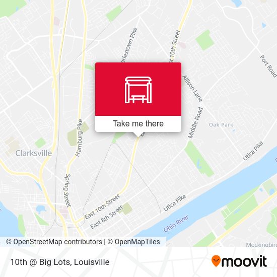 Mapa de 10th @ Big Lots