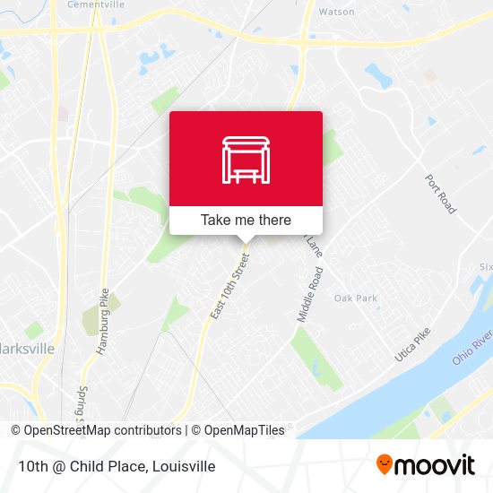 10th @ Child Place map