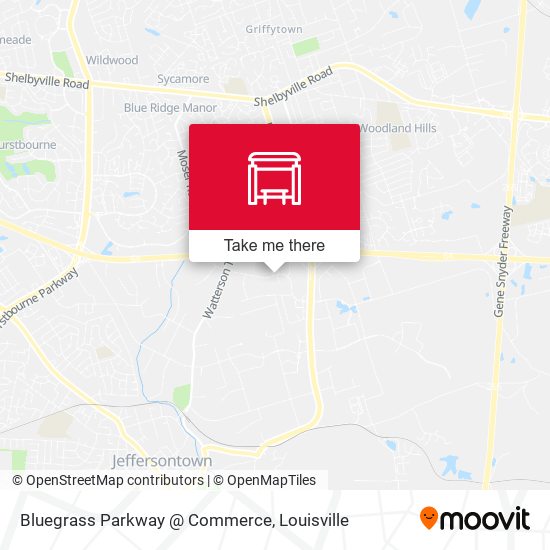 Bluegrass Parkway @ Commerce map