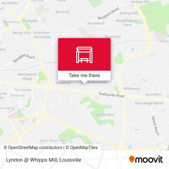 Lyndon @ Whipps Mill map
