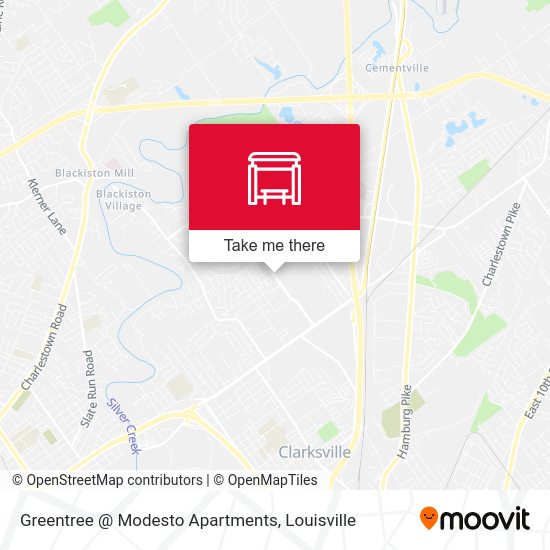 Greentree @ Modesto Apartments map