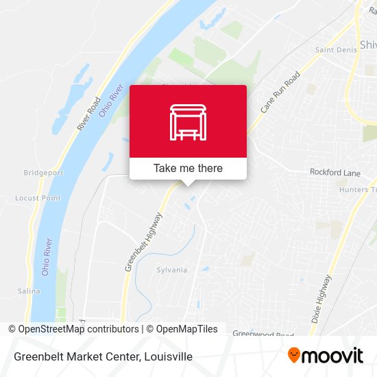 Mapa de Greenbelt Market Center