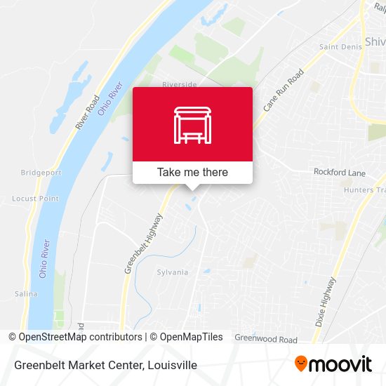 Greenbelt Market Center map