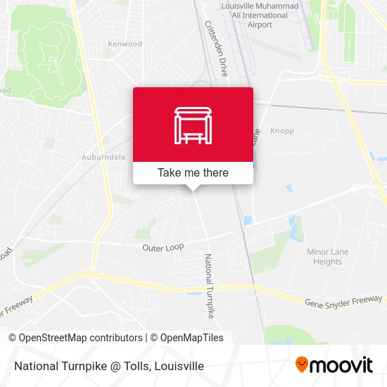 National Turnpike @ Tolls map
