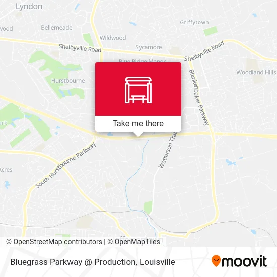 Bluegrass Parkway @ Production map