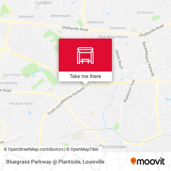 Bluegrass Parkway @ Plantside map