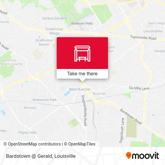 Bardstown @ Gerald map