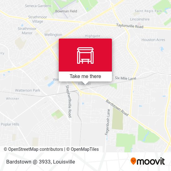 Mapa de Bardstown @ 3933