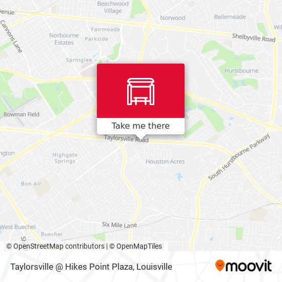 Taylorsville @ Hikes Point Plaza map