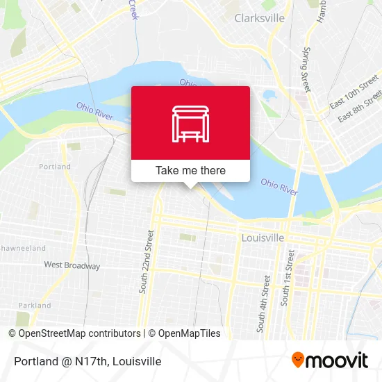 Portland @ N17th map