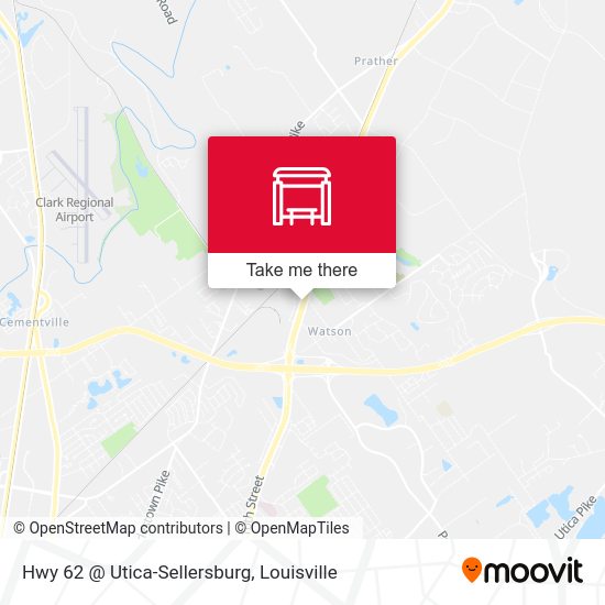 Mapa de Hwy 62 @ Utica-Sellersburg