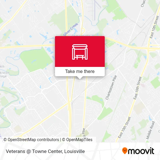 Veterans @ Towne Center map