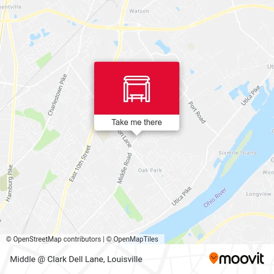 Middle @ Clark Dell Lane map