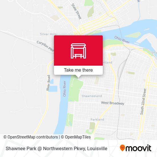 Mapa de Shawnee Park @ Northwestern Pkwy