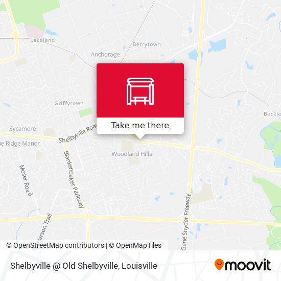 Shelbyville @ Old Shelbyville map