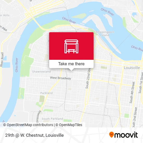 29th @ W. Chestnut map
