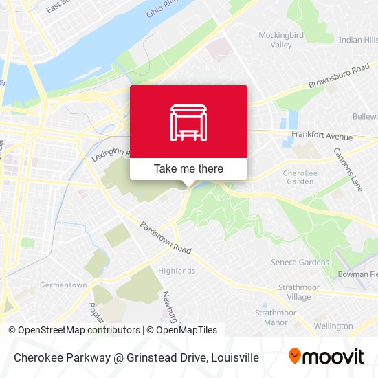 Cherokee Parkway @ Grinstead Drive map