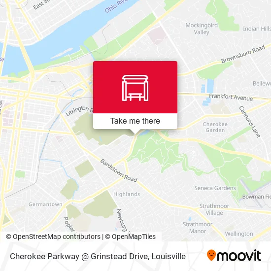 Cherokee Parkway @ Grinstead Drive map