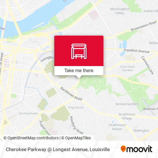 Cherokee Parkway @ Longest Avenue map