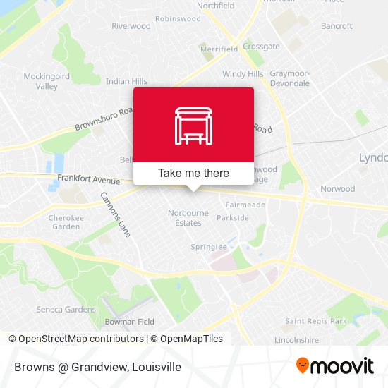 Browns @ Grandview map