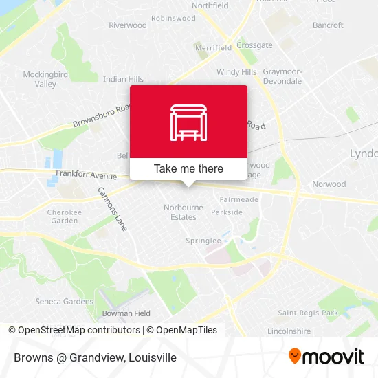 Browns @ Grandview map