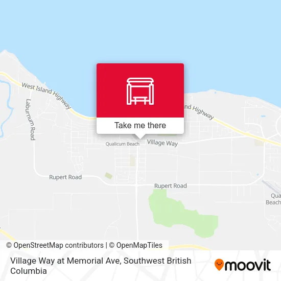 Village Way at Memorial Ave map