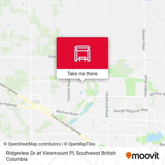 Ridgeview Dr at Viewmount Pl map