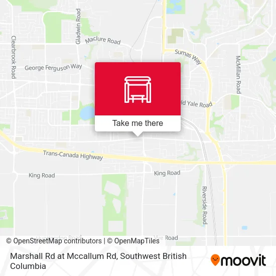 Marshall Rd at Mccallum Rd map