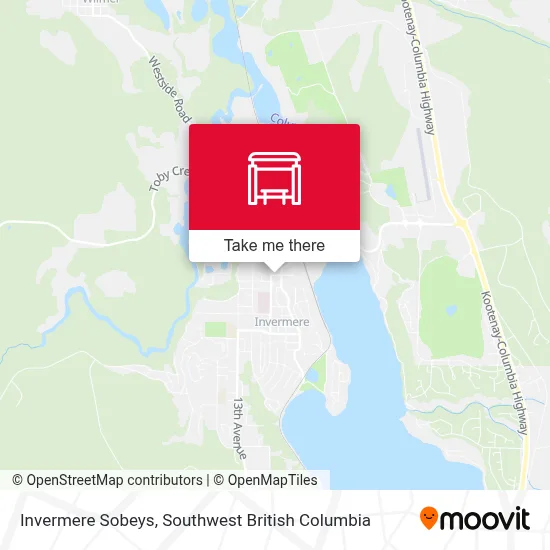Invermere Sobeys map