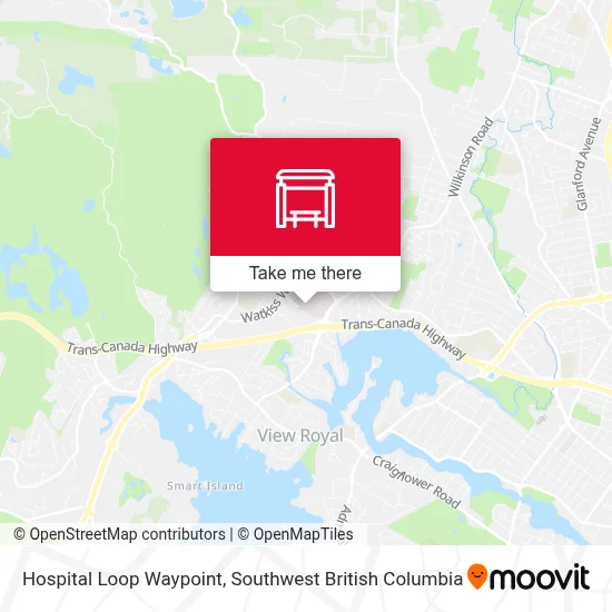 Hospital Loop Waypoint map