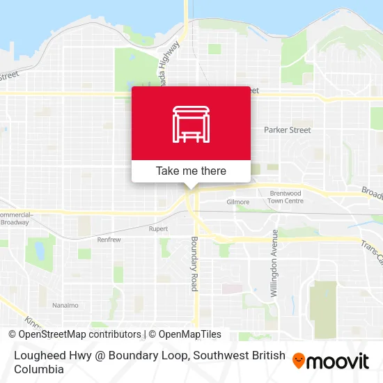 Lougheed Hwy @ Boundary Loop map