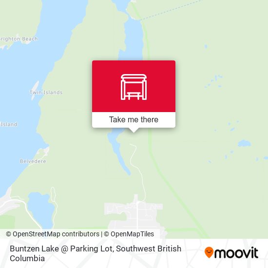 Buntzen Lake @ Parking Lot map