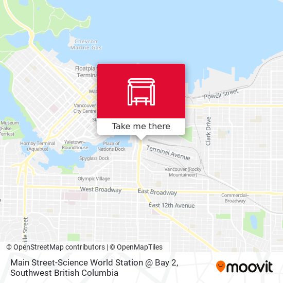 Main Street-Science World Station @ Bay 2 map