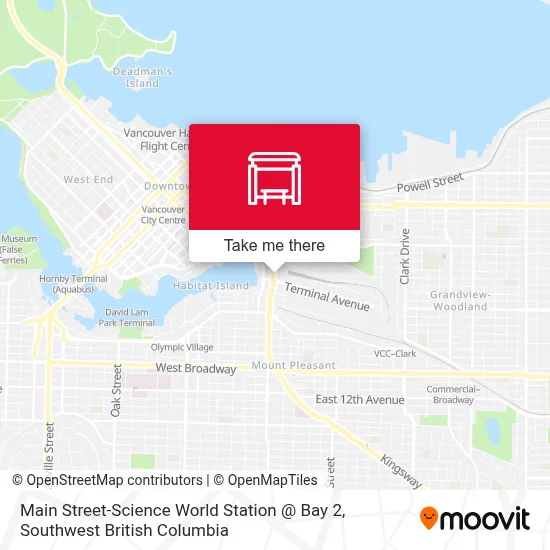 Main Street-Science World Station @ Bay 2 map