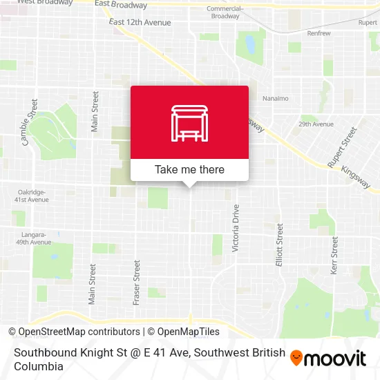 Southbound Knight St @ E 41 Ave map