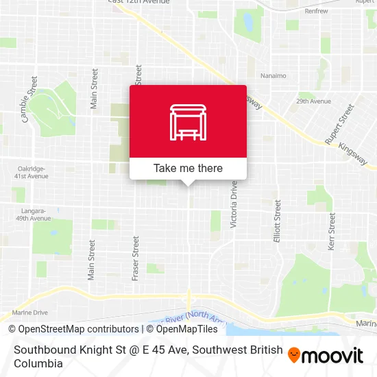 Southbound Knight St @ E 45 Ave map