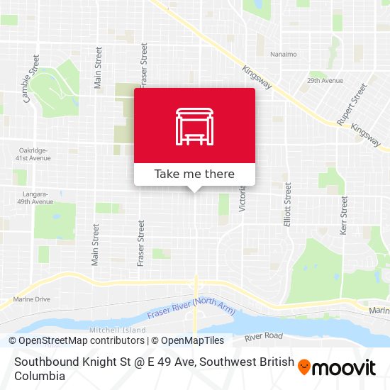 Southbound Knight St @ E 49 Ave map