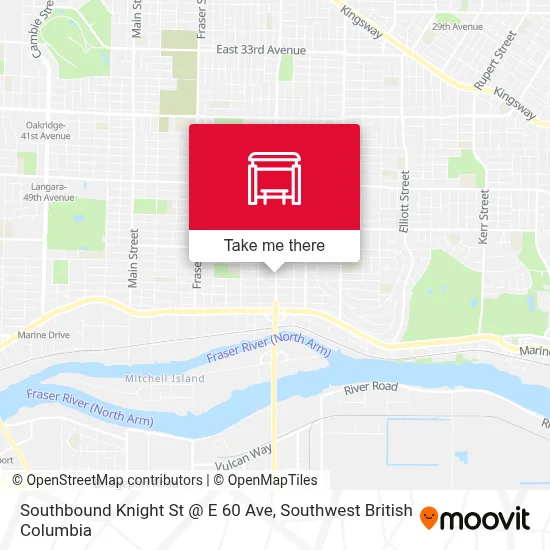 Southbound Knight St @ E 60 Ave map