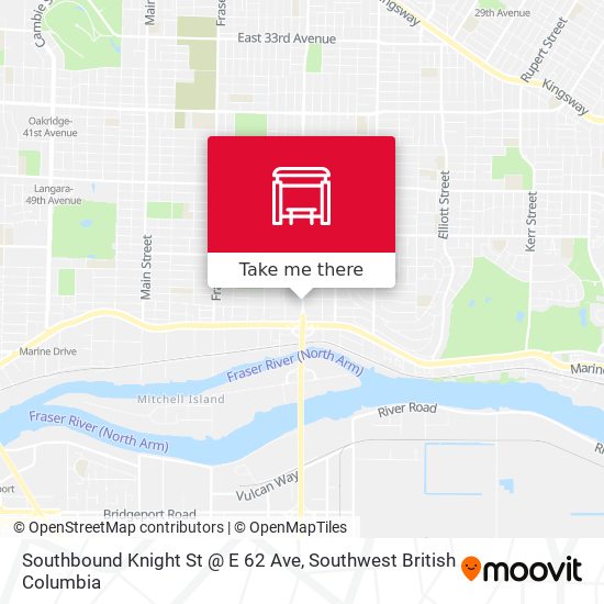 Southbound Knight St @ E 62 Ave map