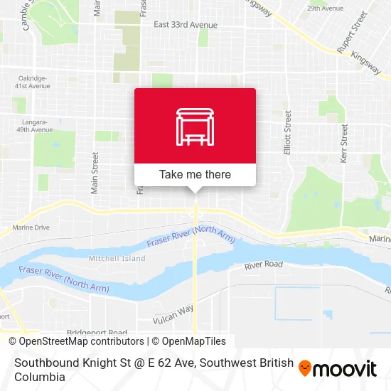 Southbound Knight St @ E 62 Ave map