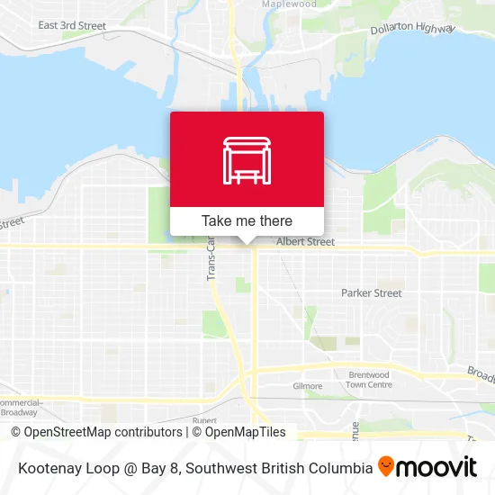 Kootenay Loop @ Bay 8 map