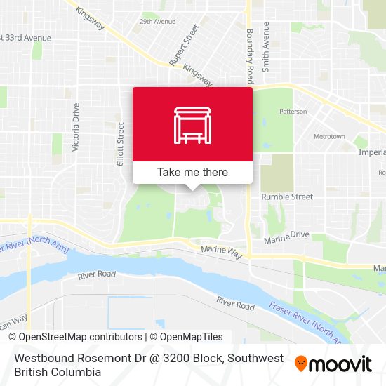 Westbound Rosemont Dr @ 3200 Block plan