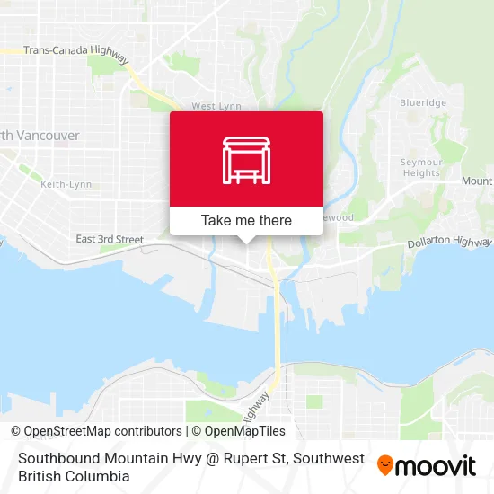 Southbound Mountain Hwy @ Rupert St plan