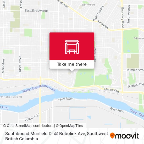 Southbound Muirfield Dr @ Bobolink Ave plan