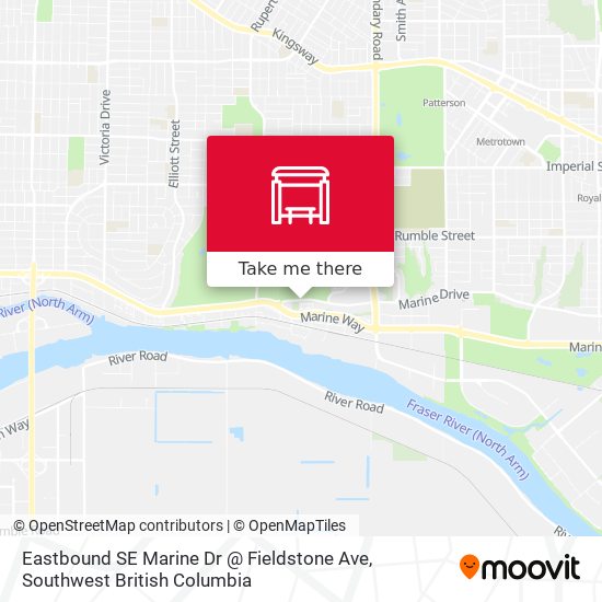 Eastbound SE Marine Dr @ Fieldstone Ave map