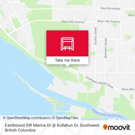 Eastbound SW Marine Dr @ Kullahun Dr plan