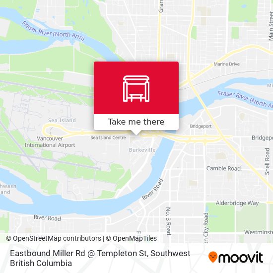 Eastbound Miller Rd @ Templeton St plan