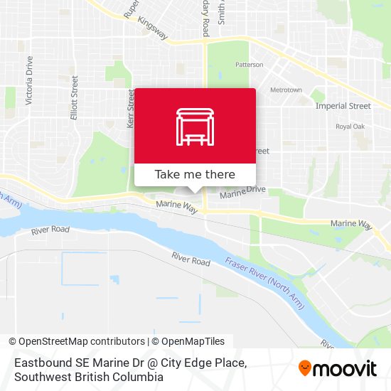 Eastbound SE Marine Dr @ City Edge Place map