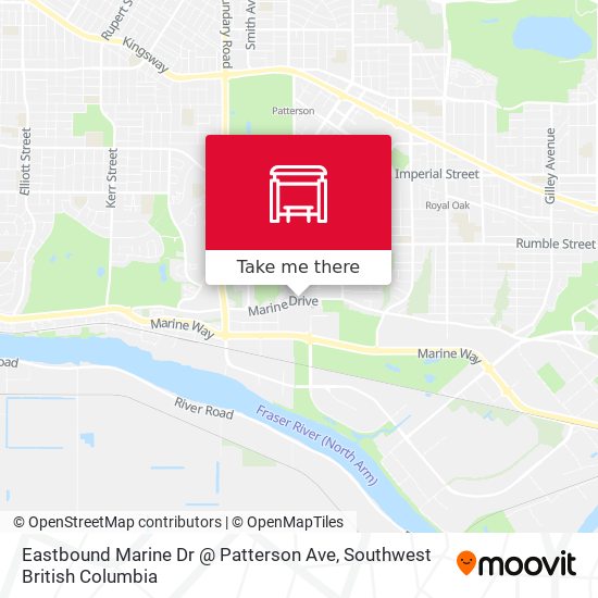Eastbound Marine Dr @ Patterson Ave map