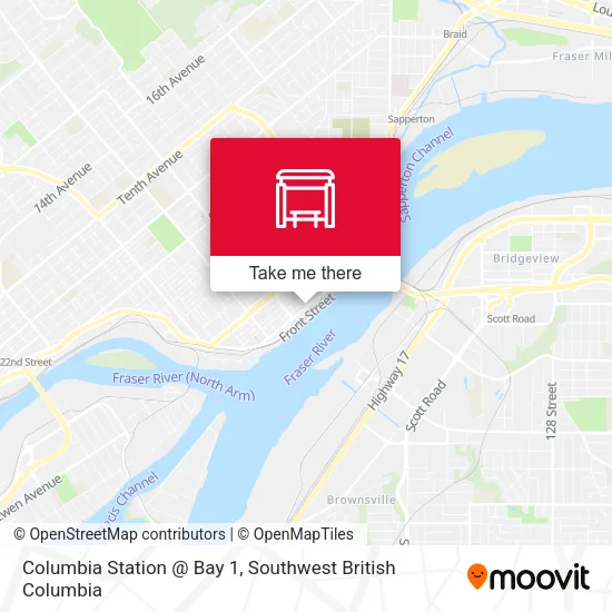 Columbia Station @ Bay 1 map